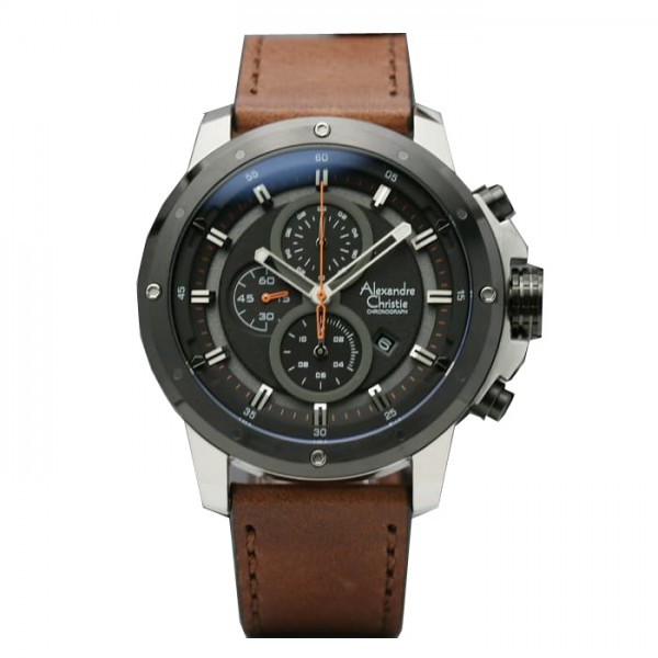 Alexandre Christie AC 6520 Silver Brown MCLTBBA